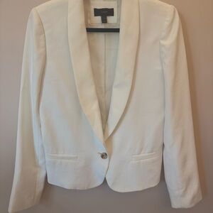 J. Crew White Blazer